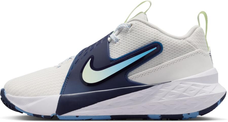 Nike Team Hustle D 12 basketbalschoenen voor kids Wit