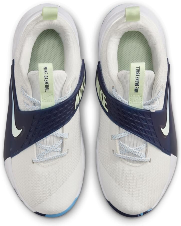 Nike Team Hustle D 12 basketbalschoenen voor kids Wit - Foto 2