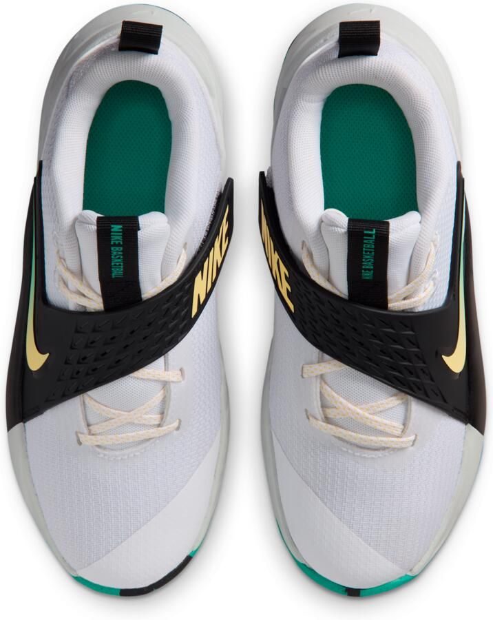 Nike Team Hustle D 12 basketbalschoenen voor kids Wit - Foto 2