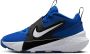 Nike Team Hustle D 12 kleuterschoenen Blauw - Thumbnail 1