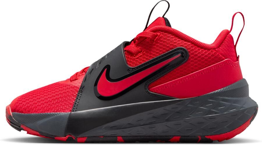 Nike Team Hustle D 12 kleuterschoenen Rood