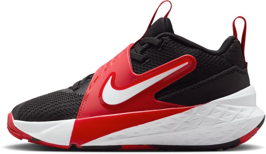 Nike Team Hustle D 12 kleuterschoenen Zwart