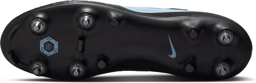 Nike Tiempo Legend 10 Academy low top voetbalschoenen (zachte ondergrond) Zwart - Foto 4