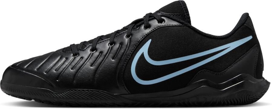 Nike Tiempo Legend 10 Club Zaalvoetbalschoenen (IN) Zwart Lichtblauw
