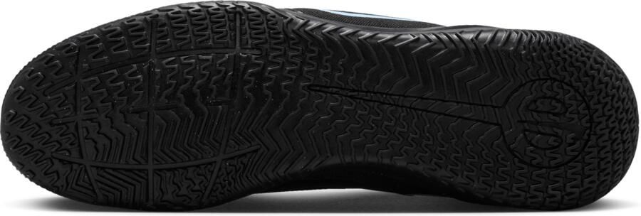 Nike Tiempo Legend 10 Club Zaalvoetbalschoenen (IN) Zwart Lichtblauw - Foto 4