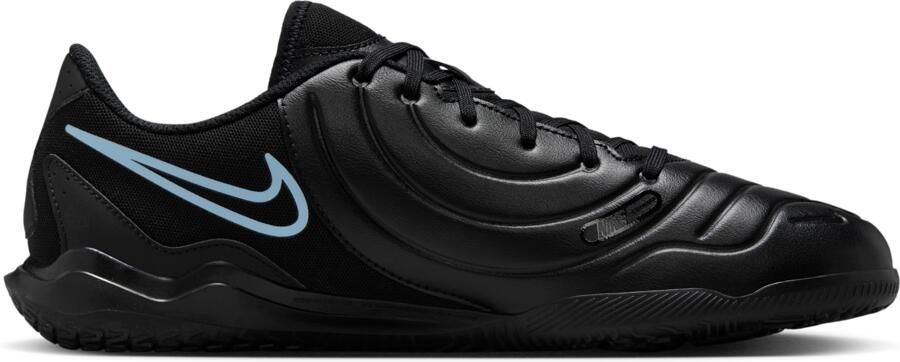 Nike Tiempo Legend 10 Club Zaalvoetbalschoenen (IN) Zwart Lichtblauw - Foto 3