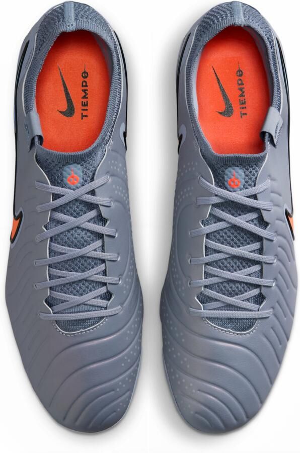 Nike Tiempo Legend 10 Elite low top voetbalschoenen (stevige ondergrond) Blauw