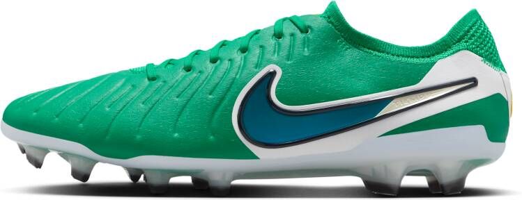 Nike Tiempo Legend 10 Elite low top voetbalschoenen (stevige ondergrond) Groen