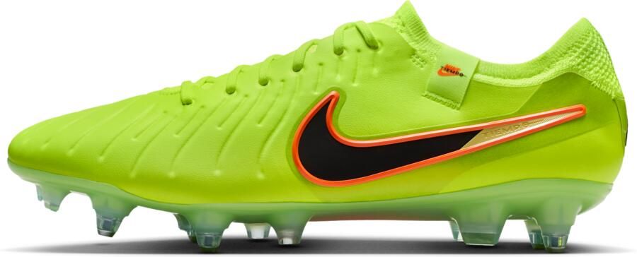 Nike Tiempo Legend 10 Elite low top voetbalschoenen (zachte ondergrond) Geel