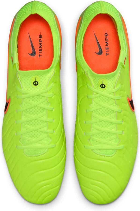 Nike Tiempo Legend 10 Elite low top voetbalschoenen (zachte ondergrond) Geel - Foto 2