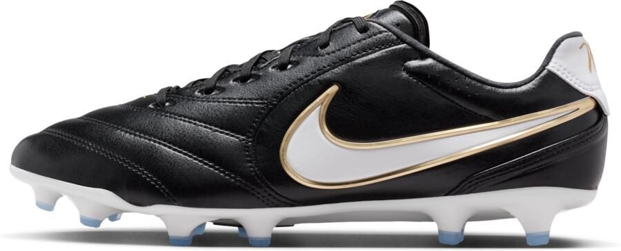 Nike Tiempo Ligera Pro low top voetbalschoenen (stevige ondergrond) Zwart