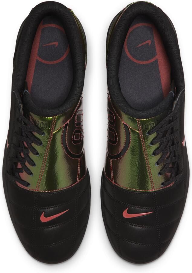 Nike Total 90 Premium Tiempo Sneakers Heren Zwart Mesh Synthetisch - Foto 2