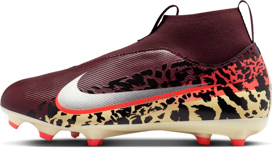 Nike United Jr. Mercurial Superfly 10 Academy high-top voetbalschoenen voor kids (meerdere ondergronden) Rood