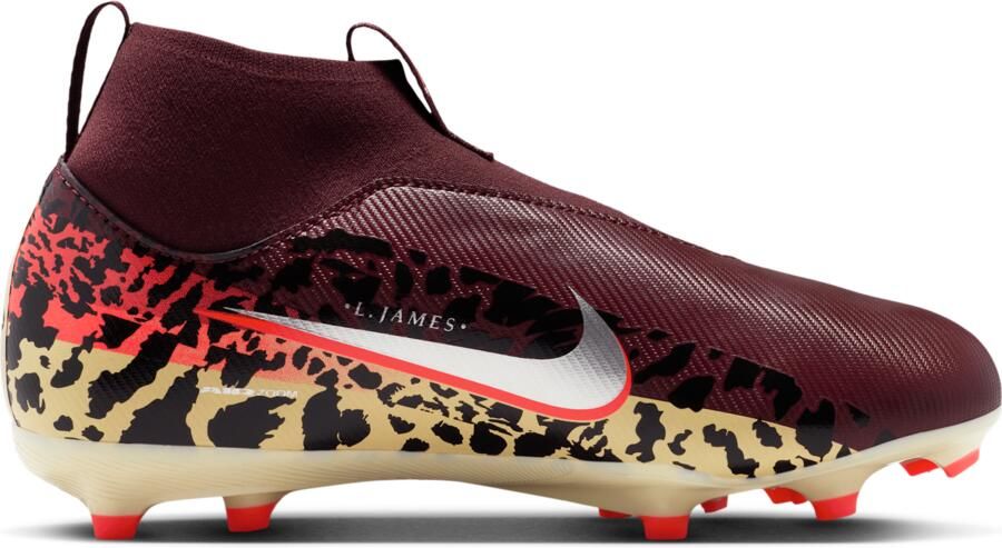 Nike United Jr. Mercurial Superfly 10 Academy high-top voetbalschoenen voor kids (meerdere ondergronden) Rood - Foto 3