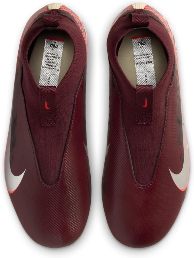 Nike United Jr. Mercurial Superfly 10 Academy high-top voetbalschoenen voor kids (meerdere ondergronden) Rood - Foto 2