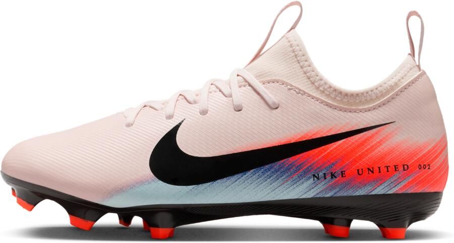 Nike United Jr. Mercurial Vapor 16 Academy low-top voetbalschoenen voor kids (meerdere ondergronden) Roze