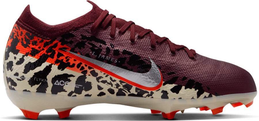 Nike United Jr. Mercurial Vapor 16 Pro low-top voetbalschoenen voor kids (stevige ondergrond) Rood - Foto 3