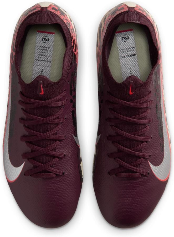 Nike United Jr. Mercurial Vapor 16 Pro low-top voetbalschoenen voor kids (stevige ondergrond) Rood - Foto 2