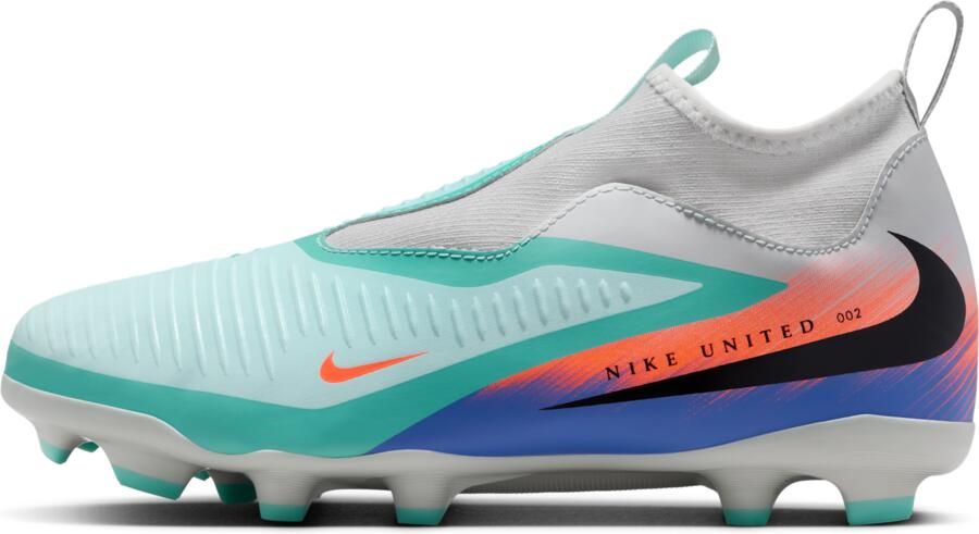 Nike United Jr. Phantom 6 High Academy voetbalschoenen voor kids (meerdere ondergronden) Groen