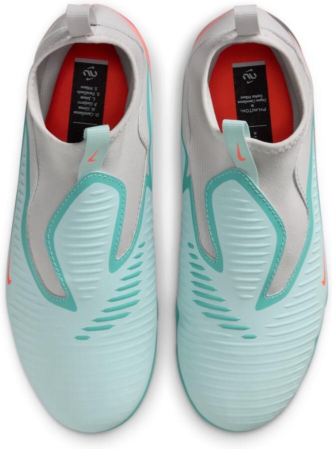 Nike United Jr. Phantom 6 High Academy voetbalschoenen voor kids (meerdere ondergronden) Groen - Foto 2