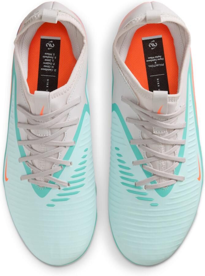 Nike United Jr. Phantom 6 Low Academy voetbalschoenen voor kids (meerdere ondergronden) Groen - Foto 2