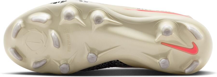 Nike United Jr. Phantom 6 Low Academy voetbalschoenen voor kids (meerdere ondergronden) Rood - Foto 4