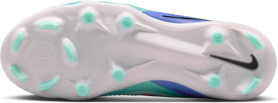 Nike United Jr. Phantom 6 Low Pro voetbalschoenen voor kids (meerdere ondergronden) Groen - Foto 4