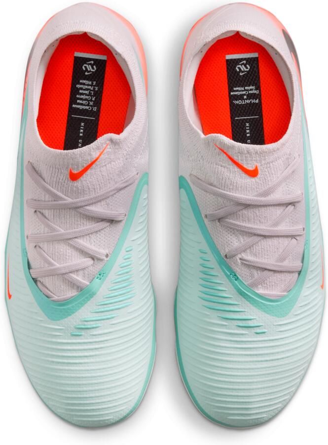 Nike United Jr. Phantom 6 Low Pro voetbalschoenen voor kids (meerdere ondergronden) Groen - Foto 2