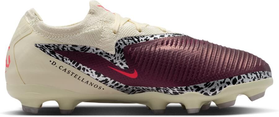 Nike United Jr. Phantom 6 Low Pro voetbalschoenen voor kids (meerdere ondergronden) Rood - Foto 3