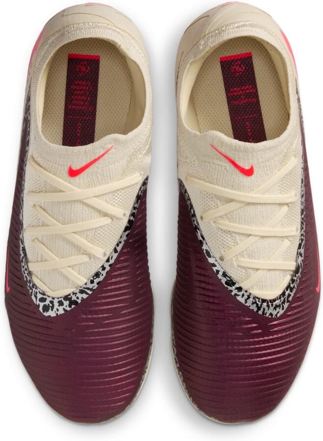 Nike United Jr. Phantom 6 Low Pro voetbalschoenen voor kids (meerdere ondergronden) Rood - Foto 2