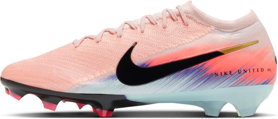 Nike United Mercurial Vapor 16 Elite low-top voetbalschoenen (stevige ondergrond) Roze - Foto 3