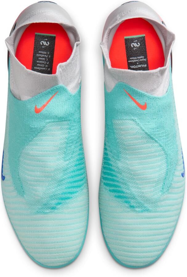 Nike United Phantom 6 High Elite voetbalschoenen (stevige ondergrond) Groen