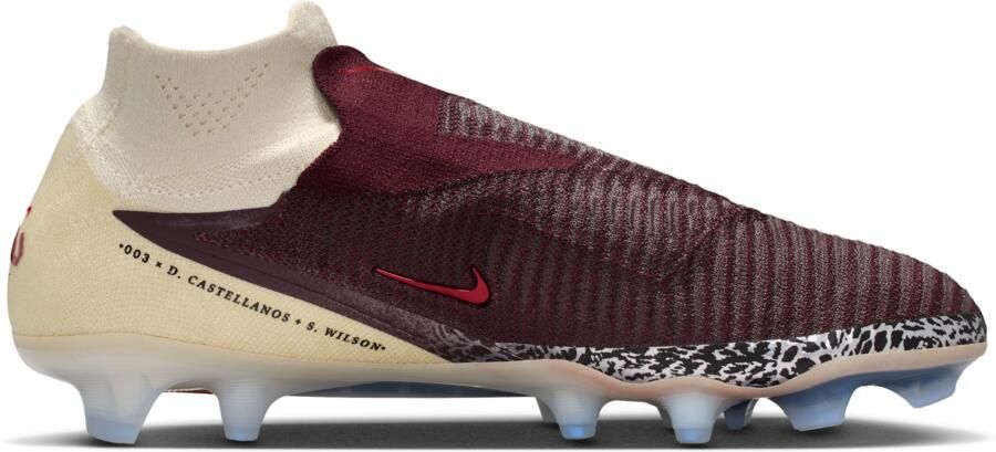 Nike United Phantom 6 High Elite voetbalschoenen (stevige ondergrond) Rood - Foto 3