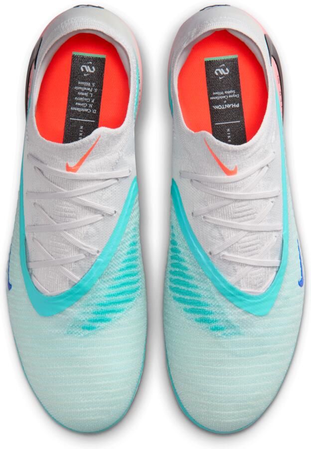Nike United Phantom 6 Low Elite voetbalschoenen (stevige ondergrond) Groen