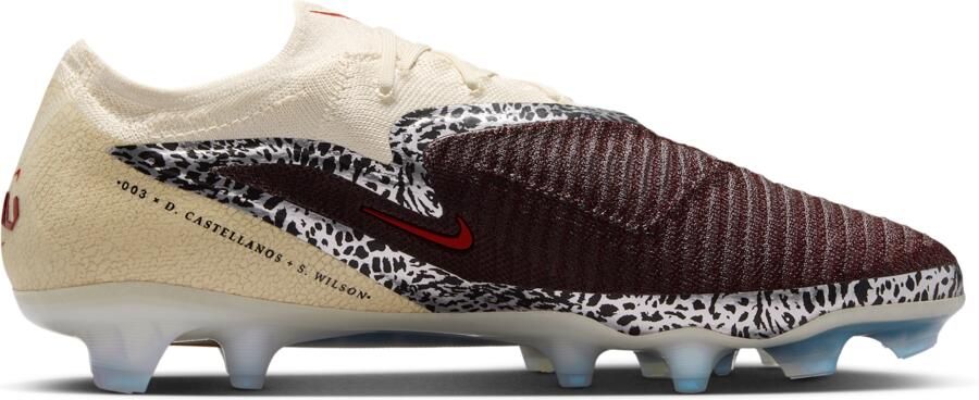 Nike United Phantom 6 Low Elite voetbalschoenen (stevige ondergrond) Rood - Foto 3