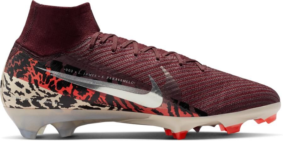 Nike United Mercurial Superfly 10 Elite high-top voetbalschoenen (stevige ondergrond) Rood - Foto 3
