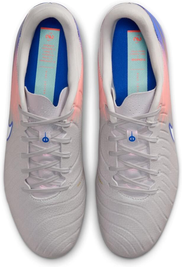 Nike United Tiempo Legend 10 Academy low-top voetbalschoenen (meerdere ondergronden) Grijs