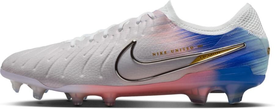 Nike United Tiempo Legend 10 Elite low top voetbalschoenen (stevige ondergrond) Grijs - Foto 2