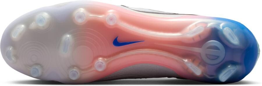 Nike United Tiempo Legend 10 Elite low top voetbalschoenen (stevige ondergrond) Grijs - Foto 4