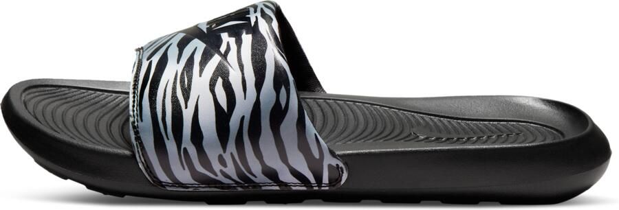 Nike Victori One Slippers met print voor dames Zwart - Foto 3