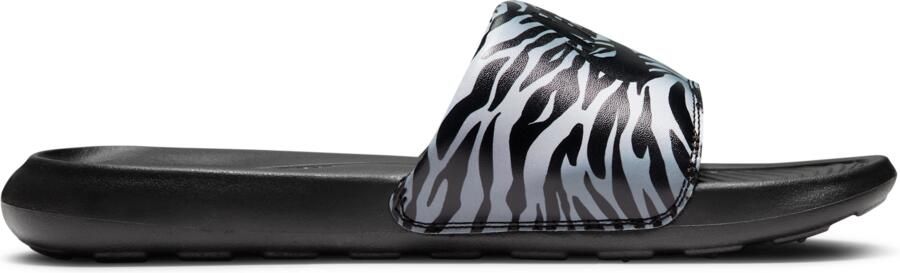 Nike Victori One Slippers met print voor dames Zwart - Foto 4