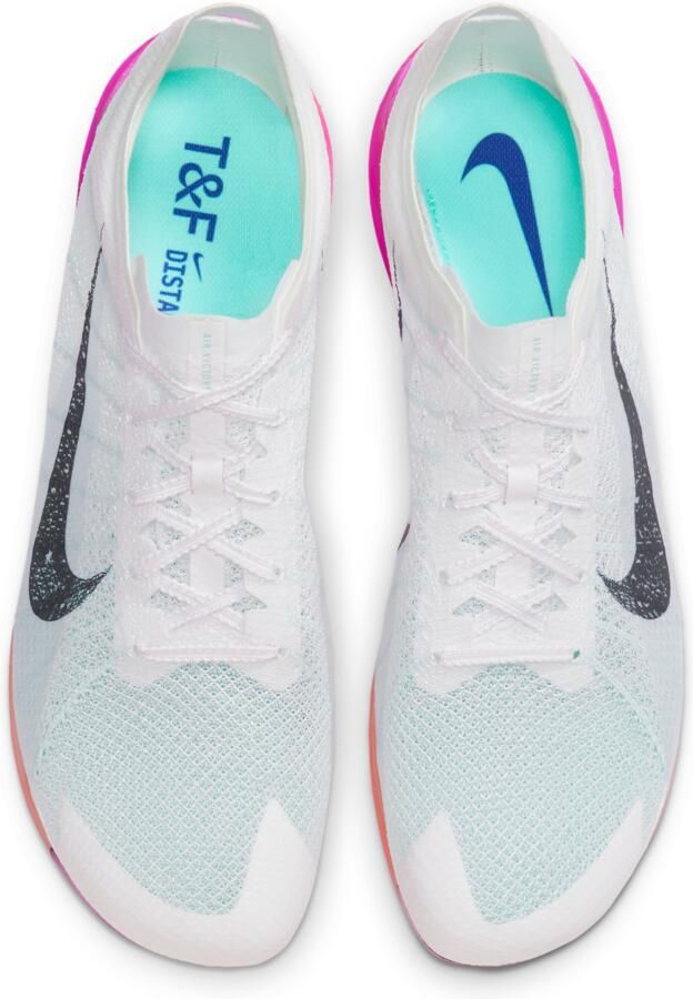 Nike Victory 2 track and field distance spikes Wit