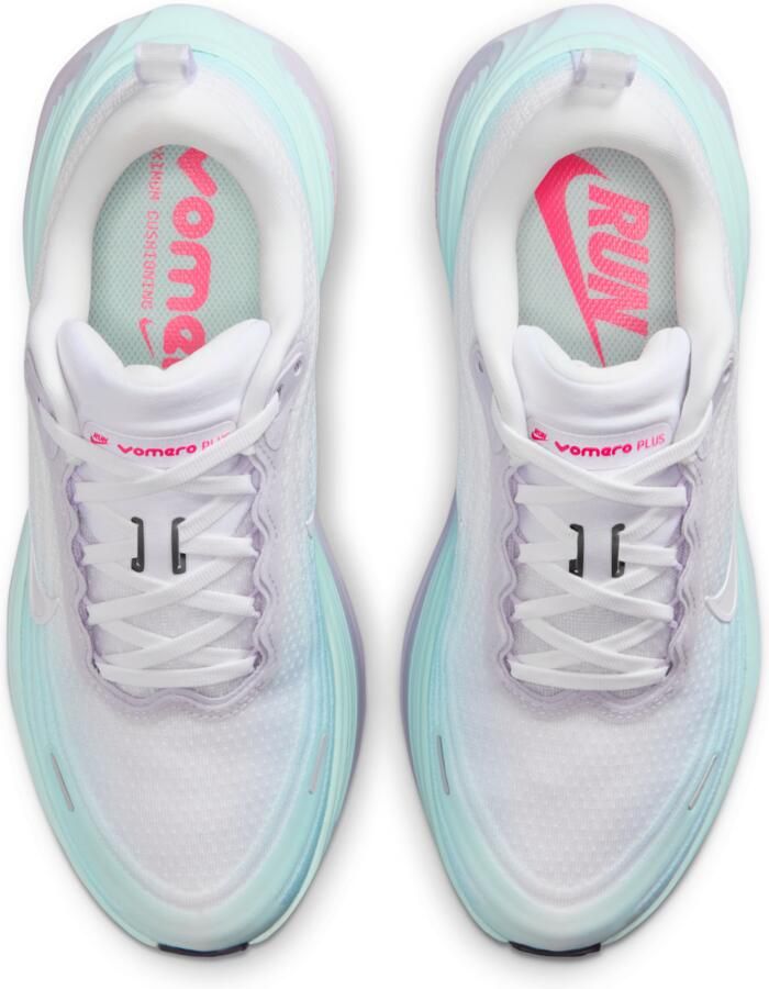 Nike Vomero Plus hardloopschoenen voor dames (straat) Wit