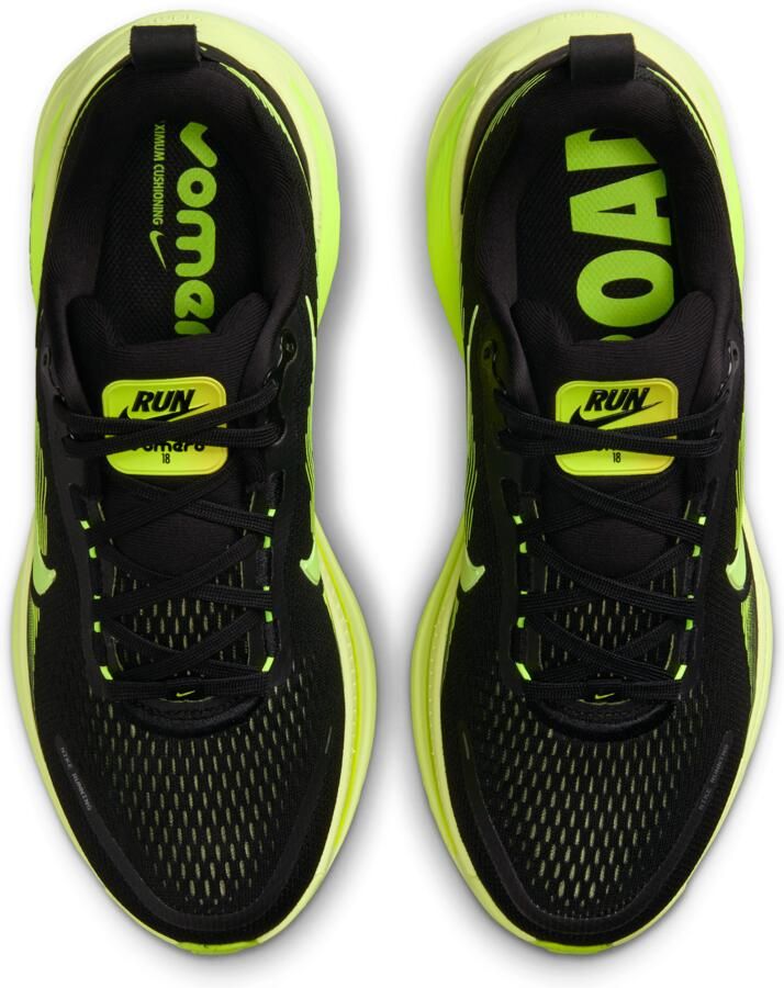 Nike Vomero 18 hardloopschoenen voor dames (straat) Zwart