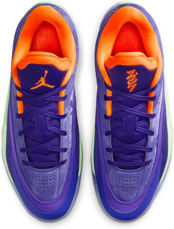 Jordan Zion Sneakers Heren Paars Leer