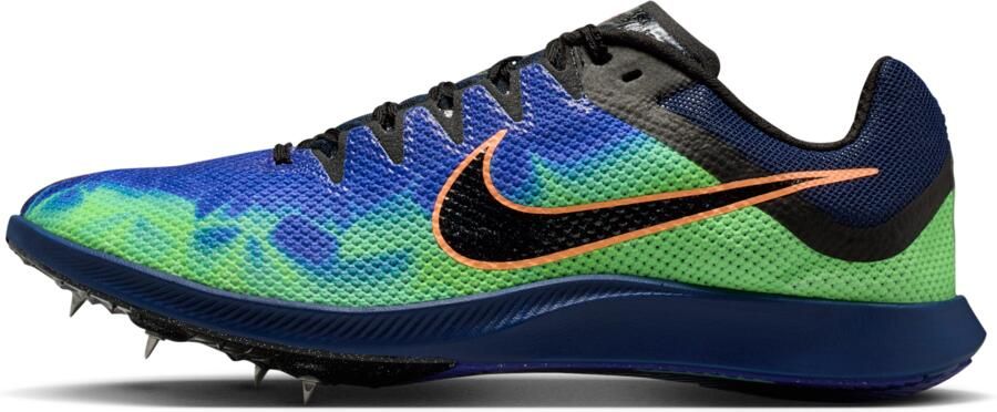 Nike Zoom Rival Distance atletiekspikes voor lange afstanden Blauw