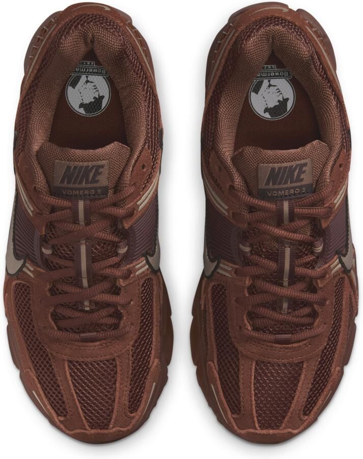 Nike Zoom Vomero 5 damesschoenen met accenten met reflecterend design Bruin