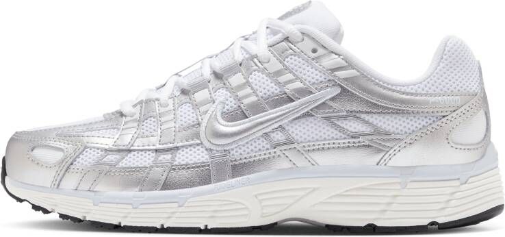 Nike P-6000 Dames Schoenen Wit Maat: 36.5 Mesh Synthetisch Foot Locker