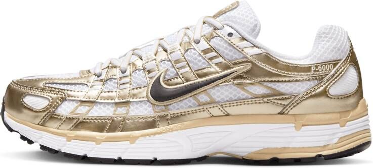 Nike P-6000 Dames Schoenen Wit Maat: 38.5 Mesh Synthetisch Foot Locker