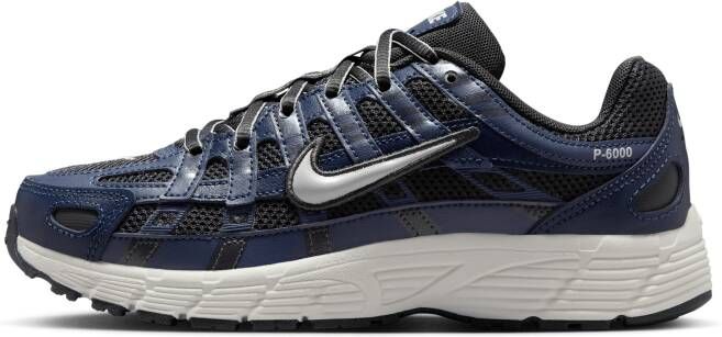 Nike P-6000 Unisex Schoenen Blauw Maat: 35.5 Mesh Synthetisch Foot Locker